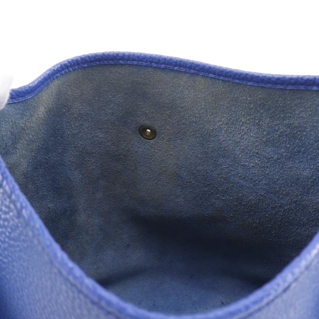 HERMES エルメス エヴリン1 GM エブリン アルデンヌ 青/ゴールド金具 ショルダーバッグ_5