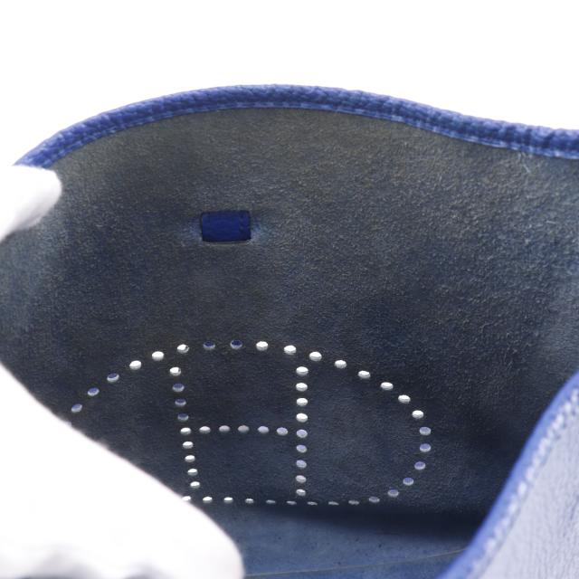 HERMES エルメス エヴリン1 GM エブリン アルデンヌ 青/ゴールド金具 ショルダーバッグ_6