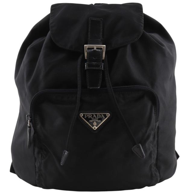 PRADA プラダ ナイロン NERO 黒 リュック・デイパック レディース 【中古】