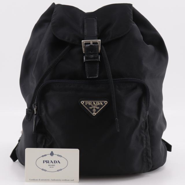 PRADA プラダ ナイロン NERO 黒 リュック・デイパック レディース 【中古】_19