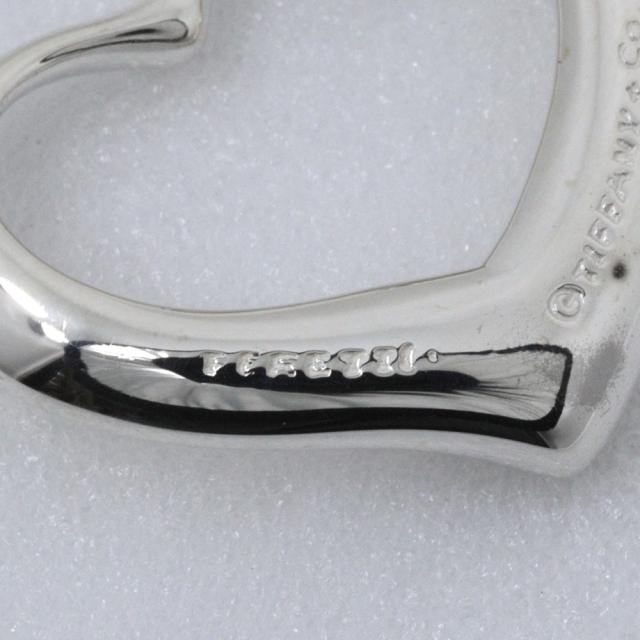 TIFFANY&amp;Co. ティファニー オープンハート エルサペレッティ シルバー925 ネックレス 8.8g_9