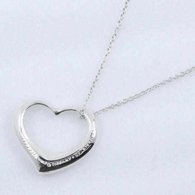 TIFFANY&amp;Co. ティファニー オープンハート エルサペレッティ シルバー925 ネックレス 8.8g_2