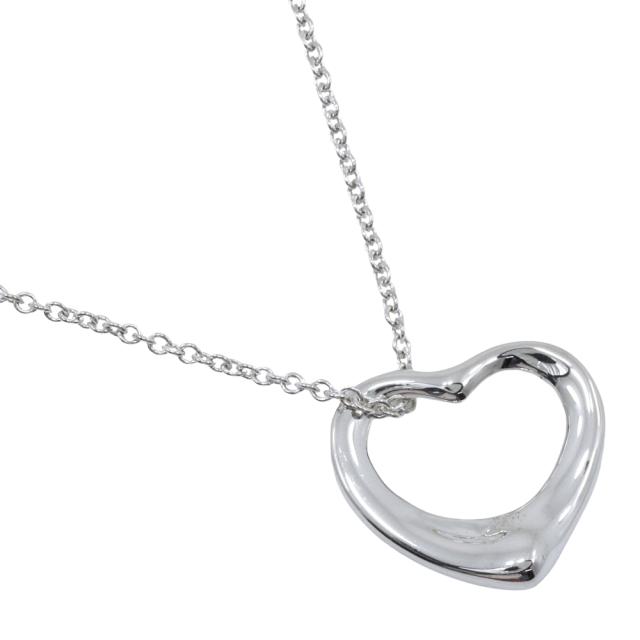 TIFFANY&Co. ティファニー オープンハート エルサペレッティ シルバー925 ネックレス 7.5g 13,860円