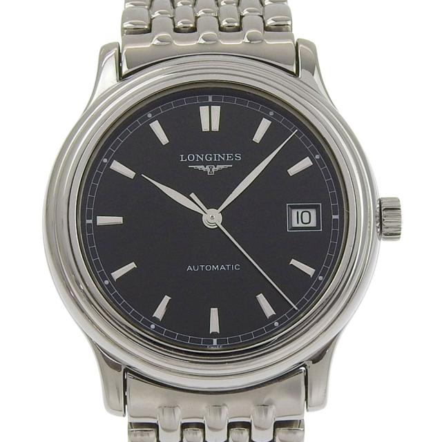LONGINES ロンジン グランドクラシック L4.707.4 SS 自動巻き アナログ表示 黒文字盤 腕時計 59,400円