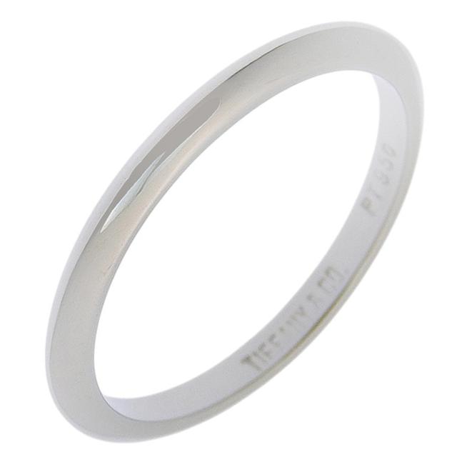 TIFFANY&Co. ティファニー ナイフエッジ Pt950プラチナ 8号 リング・指輪 2.2g レディース