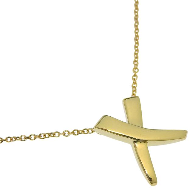 TIFFANY&Co. ティファニー 口付け パロマピカソ K18黄色ゴールド 首飾り 3.4g