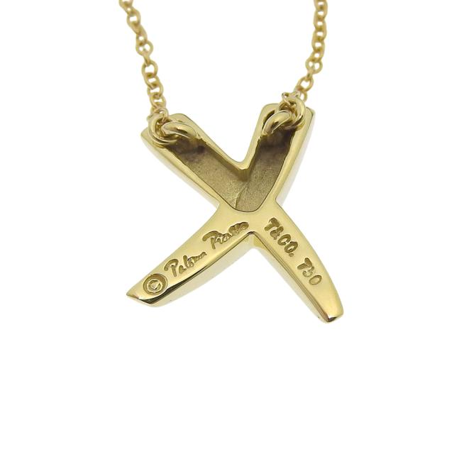 TIFFANY&Co. ティファニー キス パロマピカソ K18イエローゴールド ネックレス 3.4g