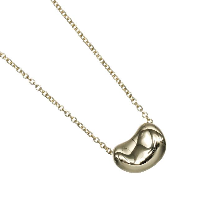 TIFFANY&Co. ティファニー 食用豆 K18黄色ゴールド 首飾り 2.87g レディース