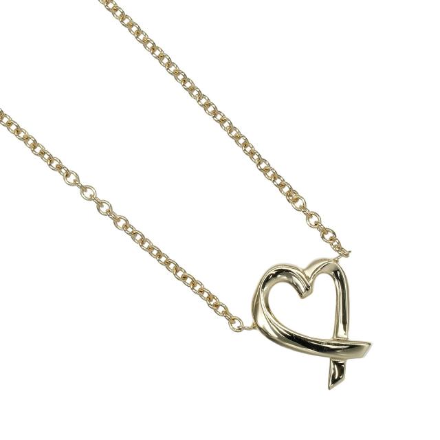 TIFFANY&Co. ティファニー ラビングハート K18黄色ゴールド 首飾り 2.34g