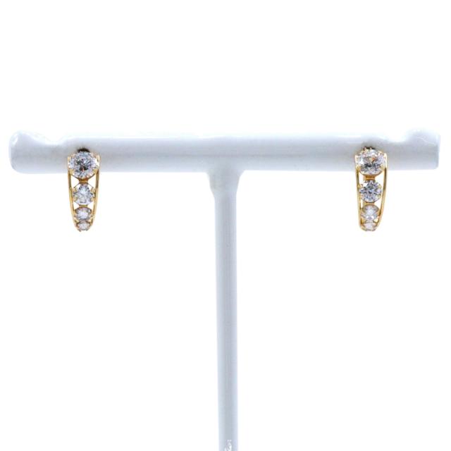 TSUTSUMI ツツミ K18イエローゴールド ピアス 1.2g レディース 【中古】