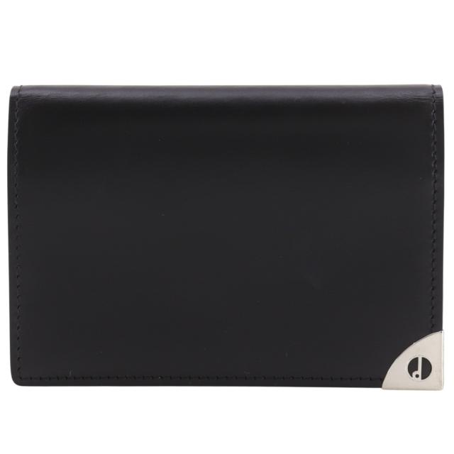 Dunhill ダンヒル WN4000A カーフ 黒 名刺入れ メンズ 【中古】