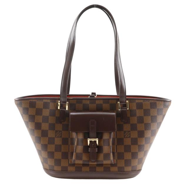 LOUIS VUITTON ルイ・ヴィトン マノスクPM N51121 ダミエキャンバス 茶 トートバッグ 75,900円
