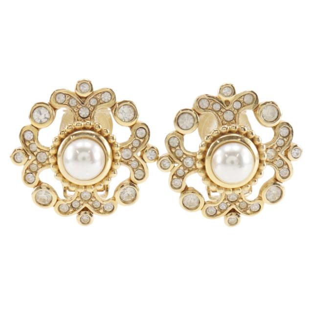 Dior クリスチャンディオール ヴィンテージ 金メッキ イヤリング 22.8g レディース