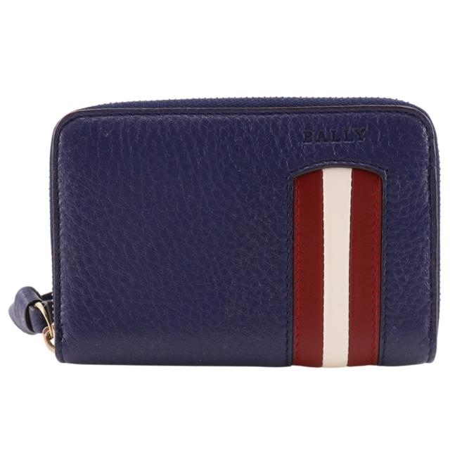 BALLY バリー コンパクトウォレット 財布 ラウンドファスナー レザー 青 コインケース 11,760円