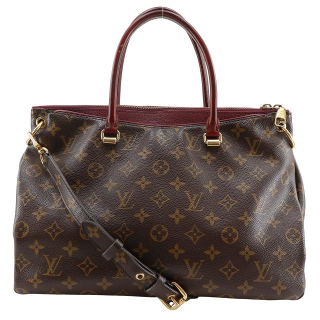 LOUIS VUITTON ルイ・ヴィトン パラス 2WAYショルダー M41633 モノグラムキャンバス 茶