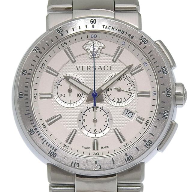VERSACE ヴェルサーチ VFG090013 SS クオーツ クロノグラフ 白文字盤 腕時計 ユニセックス 32,370円