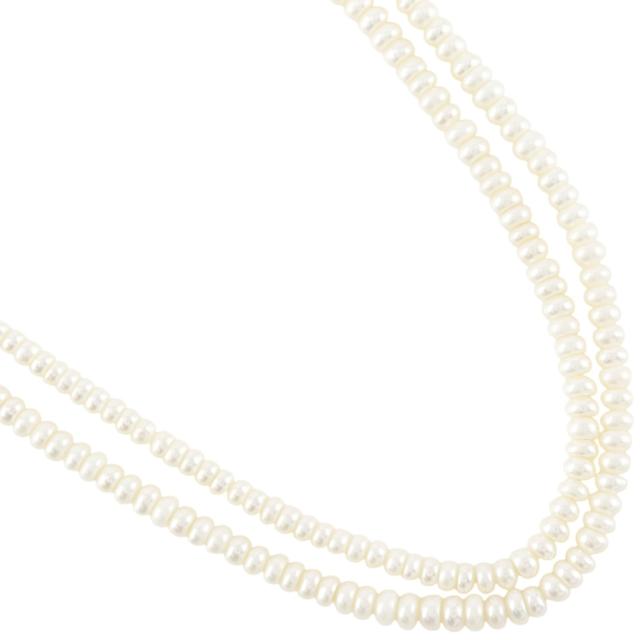 真珠　ロング パール ネックレス 52g レディース 【中古】 9,088円