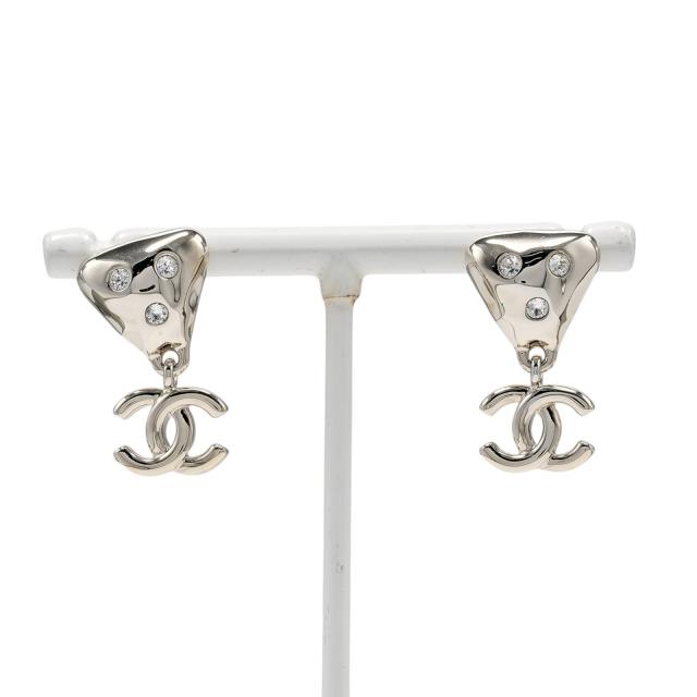 CHANEL シャネル ココマーク ABE126 金メッキ ピアス 7.79g レディース 【中古】