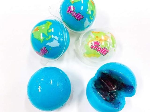 Trolli トローリ プラネット グミ 75g 4個入り 地球グミ 正規輸入品