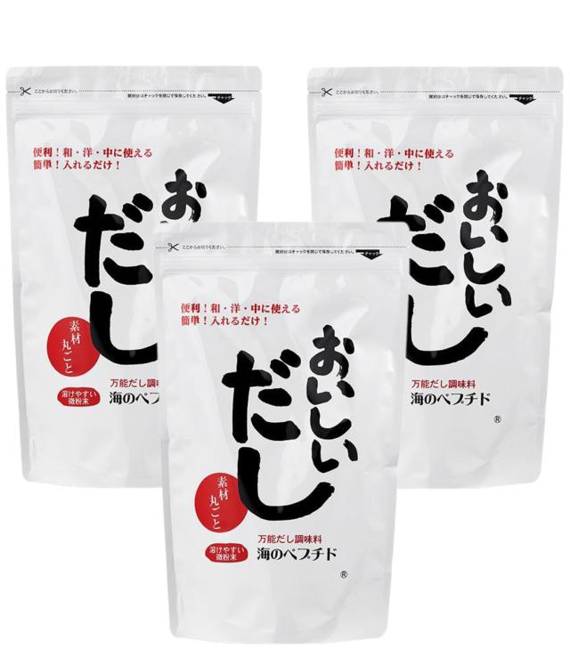 ビーバン 海のペプチド おいしいだし500g  3個セット 送料無料