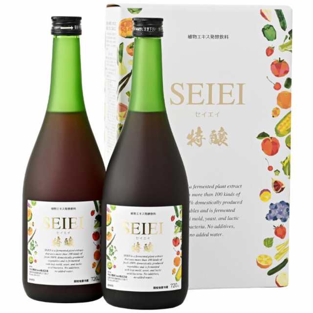 大和酵素 セイエイ 特醸 720ml×2本入 期間限定 やまと酵素Crest 健康