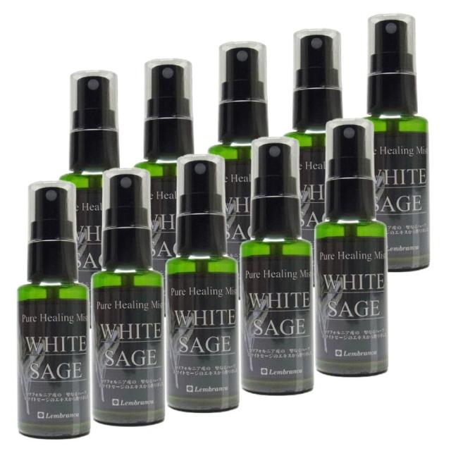ホワイトセージ 浄化スプレー 50ml × 10本セット ピュアヒーリングミスト 風水 空間浄化 パワーストーンの通販は 9,480円
