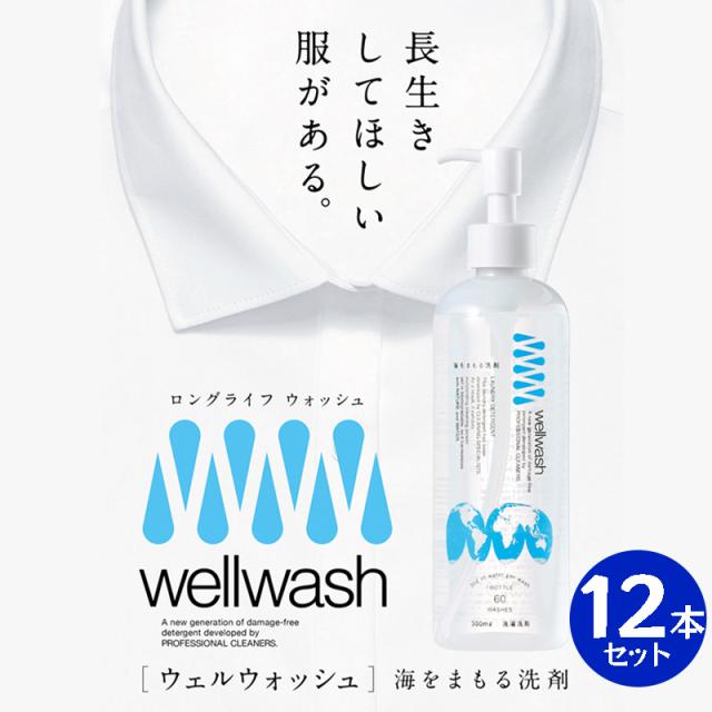 wellwash 海をまもる洗剤 300ml 12本セット 洗濯洗剤 ウェルウォッシュ SDGs キッチン 洗剤