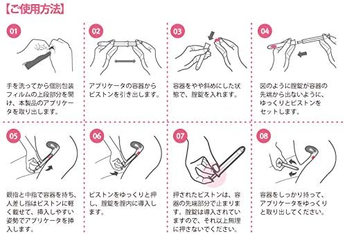 膣錠導入用アプリケータ ウェットトラストVA 6本入り 10箱セット