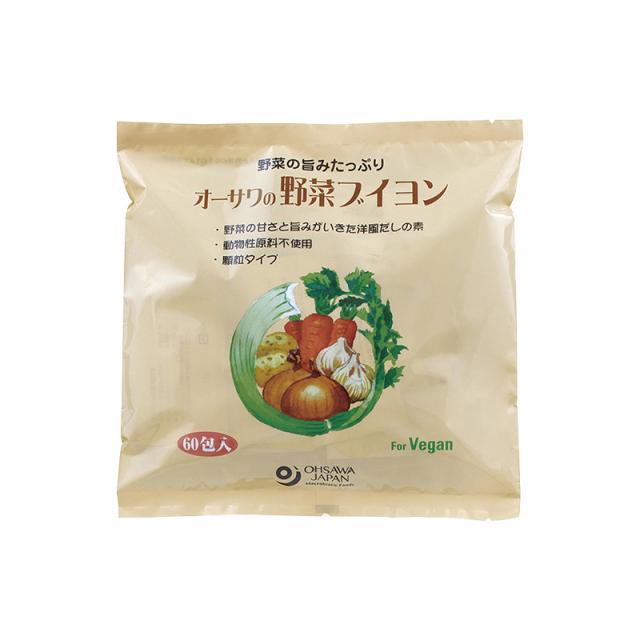 オーサワの野菜ブイヨン 300g (5g×60包) 6袋セット 顆粒タイプ 個包装 動物性原料不使用 洋風だし オーサワジャパン_5