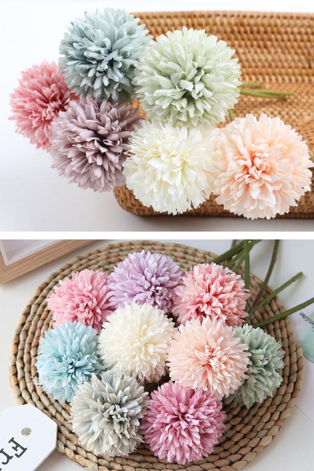 ピンポンマム 造花 インテリア 花束 フェイクフラワー 観葉植物 玄関