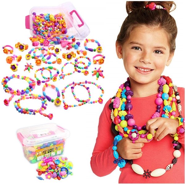 おもちゃ アクセサリーキット 女の子 ビーズ プレゼント ハニーアートビーズ 500個 セット ネックレス 指輪 小学生 人気 作り方 専用ケーの通販はau Pay マーケット マルニトイヤ Au Pay マーケット店