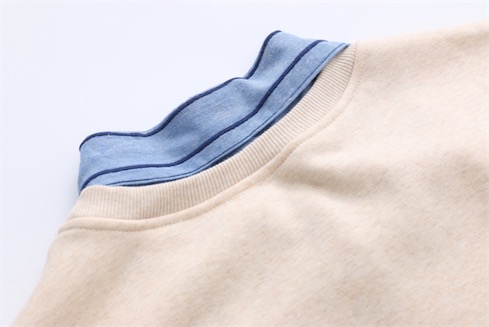 二枚送料無料 パーカ スウェットトップス ブラウス 森ガール重ね着風パーカー シャツ襟 トレーナーレディースシャツ学園風オリジナル カの通販はau Pay マーケット ル ココン