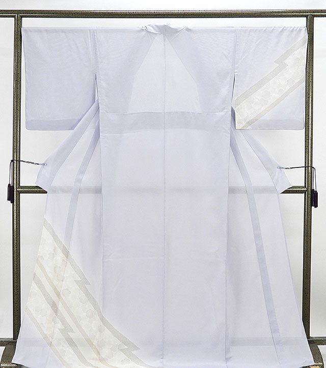 夏物  訪問着 新品仕立済 正絹 夏物 雪輪匹田模様 絽訪問着 新品  仕立て上がり  着物