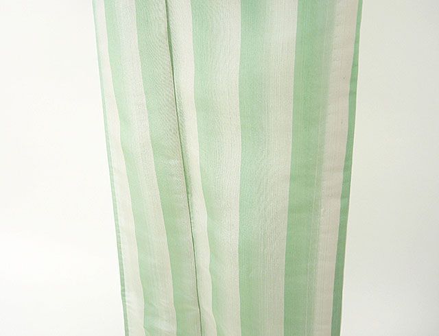夏物 紬 新品仕立済 正絹 夏物 蕪重織物謹製 夏織物夏陰 縦縞