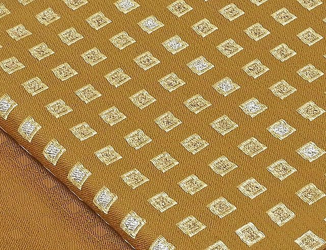 袋帯 新品仕立済 正絹 西陣 ヤマキ織物謹製 格子模様 袋帯 新品 仕立て上がり_3