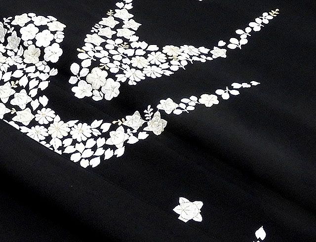 着物  正絹 　訪問着　熨斗模様　四季の花々 着物 正絹 訪問着 熨斗模様 四季の花々