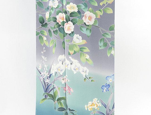 訪問着 新品仕立済 正絹 胡蝶蘭椿蒲公英 訪問着 新品 仕立て上がり 着物の通販はau Pay マーケット きもの翔鶴