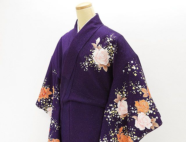 振袖 新品仕立済 正絹 薔薇牡丹桜模様 振袖 新品 仕立て上がり 着物_2