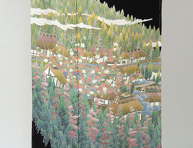 留袖 新品仕立付き 正絹 加賀友禅 高野富夫作 留袖 新品 未仕立 フル