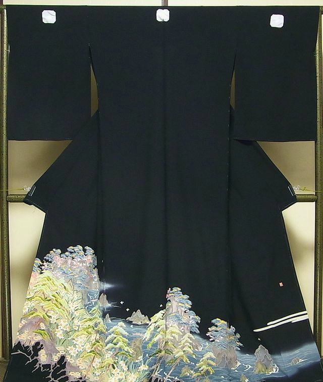 留袖 新品仕立付き 正絹 加賀友禅 魚津誠作 留袖 新品  未仕立