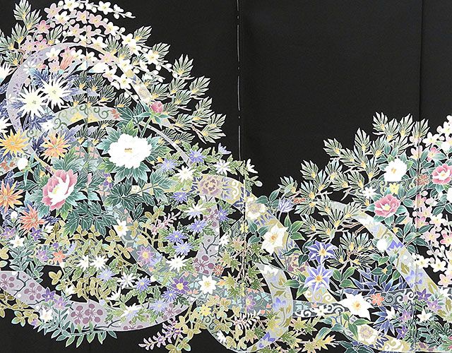 留袖 新品 仕立付き 正絹 加賀友禅 森田耕三作 留袖 新品 未仕立 着物