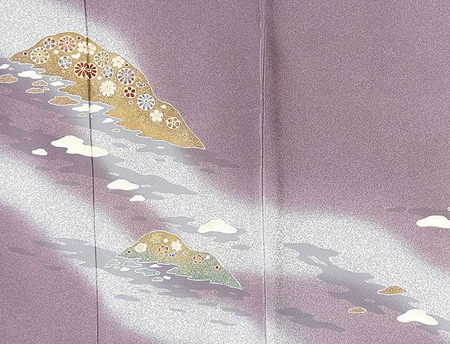 色留袖 新品仕立付き 正絹 京友禅作家 松井青々作 色留袖 新品 未仕立 