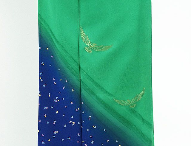 単衣 訪問着 新品仕立済 正絹 単衣 染色作家 斉藤三才作 訪問着 難あり 新品 仕立て上がり 着物 単衣 訪問着 新品仕立済 正絹 単衣 染色作家 斉藤三才作 訪問着 難あり