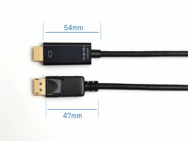 送料無料 MacLab. DisplayPort HDMI 変換ケーブル ディスプレイポート HDMI ケーブル テレビ 接続 4K 音声 対応  3.0m BC-DPH230BK L｜au PAY マーケット