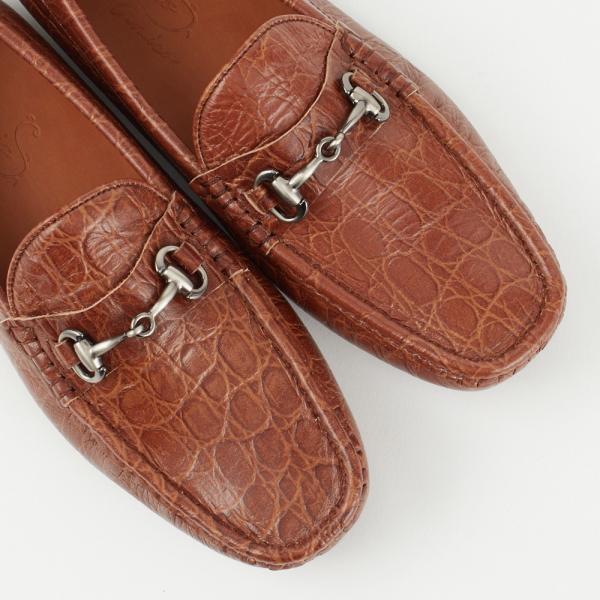 ポッジオ アンティコ 靴 メンズ ドライビングシューズ Pa1650 クロコ Brown Poggio Antico の通販はau Pay マーケット X Sell エクセルブランドショップ Au Pay マーケット店