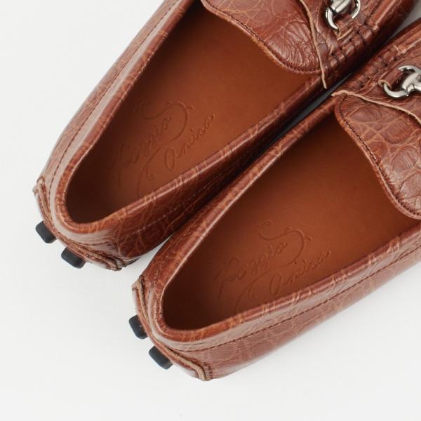 ポッジオ アンティコ 靴 メンズ ドライビングシューズ Pa1650 クロコ Brown Poggio Antico の通販はau Pay マーケット X Sell エクセルブランドショップ Au Pay マーケット店
