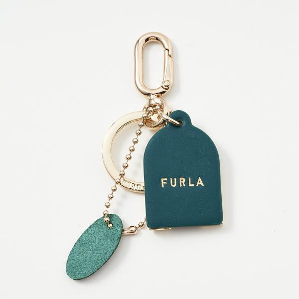 FURLA 人気 チャーム キーホルダー フルラ グリーン アクセサリー