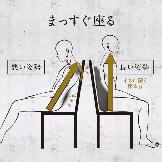 クッション 腰 姿勢を正す サポートクッション 46×38cm 快適支座 整体