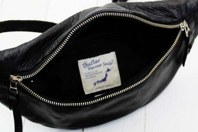 バトラーバーナーセイルズ 日本製 ホースレザー ボディバッグ Butler