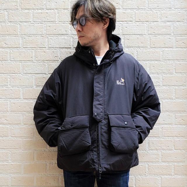go slow caravan マットナイロン パディングパーカー ブルゾン 中綿
